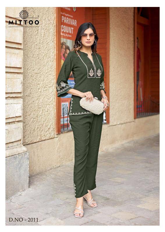 Mittoo korra vol 2 coord set Kurti wholesaler in Karnataka